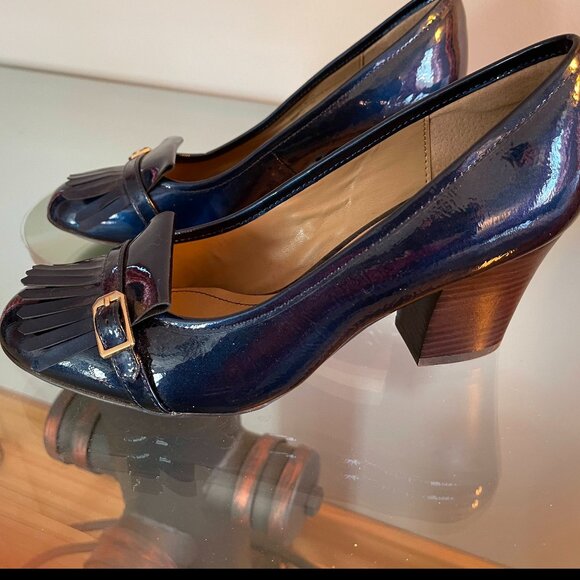 Sole Navy Patent 8.5 new - Picture 5 of 7